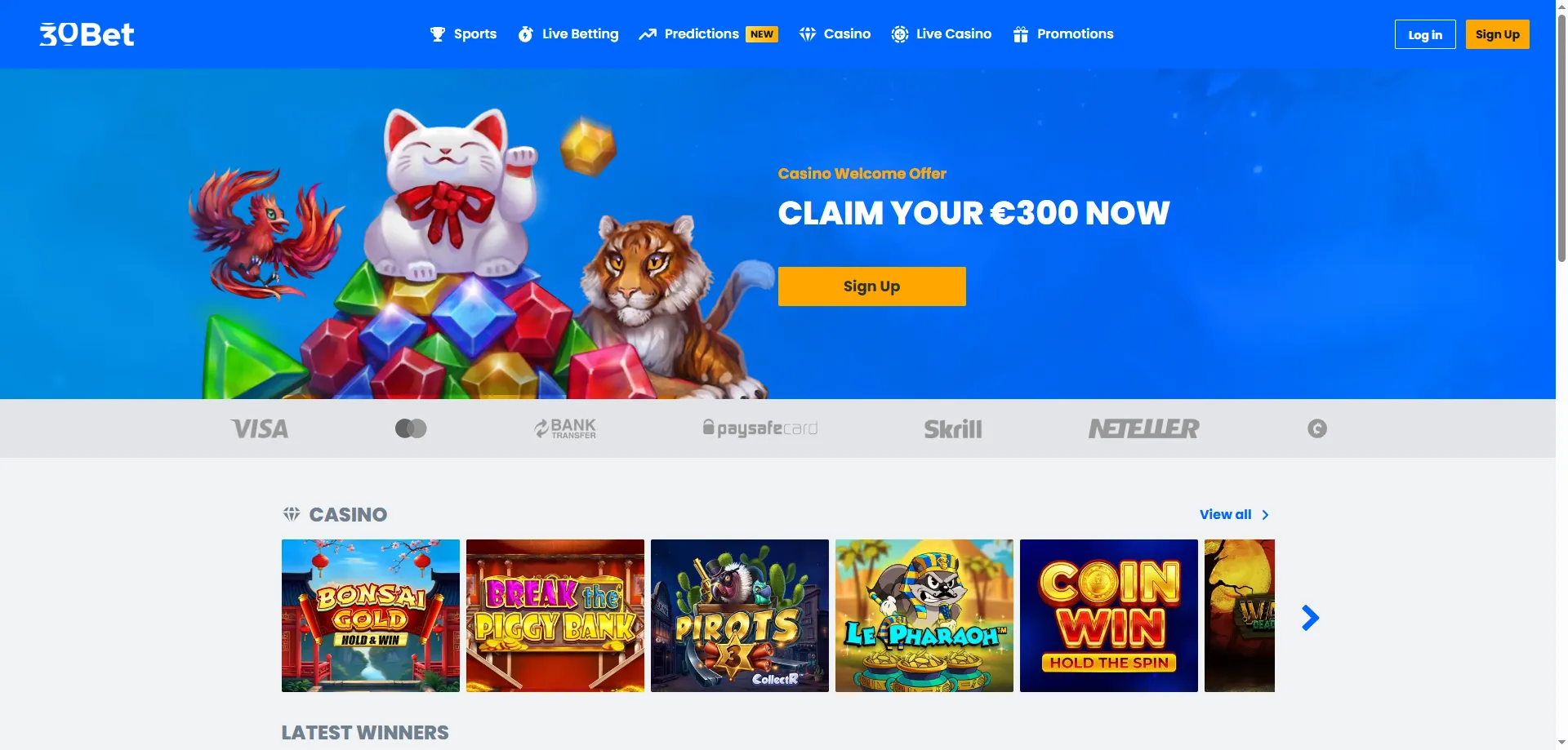 Métodos de pagamento 30bet Casino — Pix, Boleto e mais para o Brasil